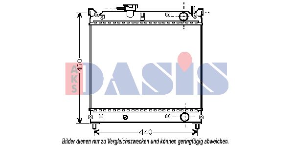 AKS DASIS Радиатор, охлаждение двигателя 320090N